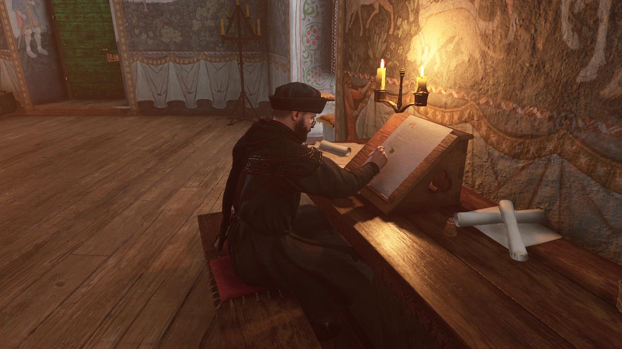 Писарь Эразим в квесте Opus Magnum
