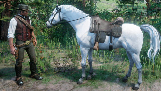 Где найти белую арабскую лошадь в Red Dead Redemption 2 и как её приручить