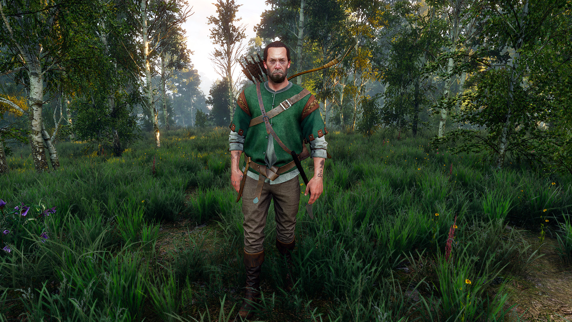 Бестия из Белого Сада в The Witcher 3: Wild Hunt - охотник Мыслав