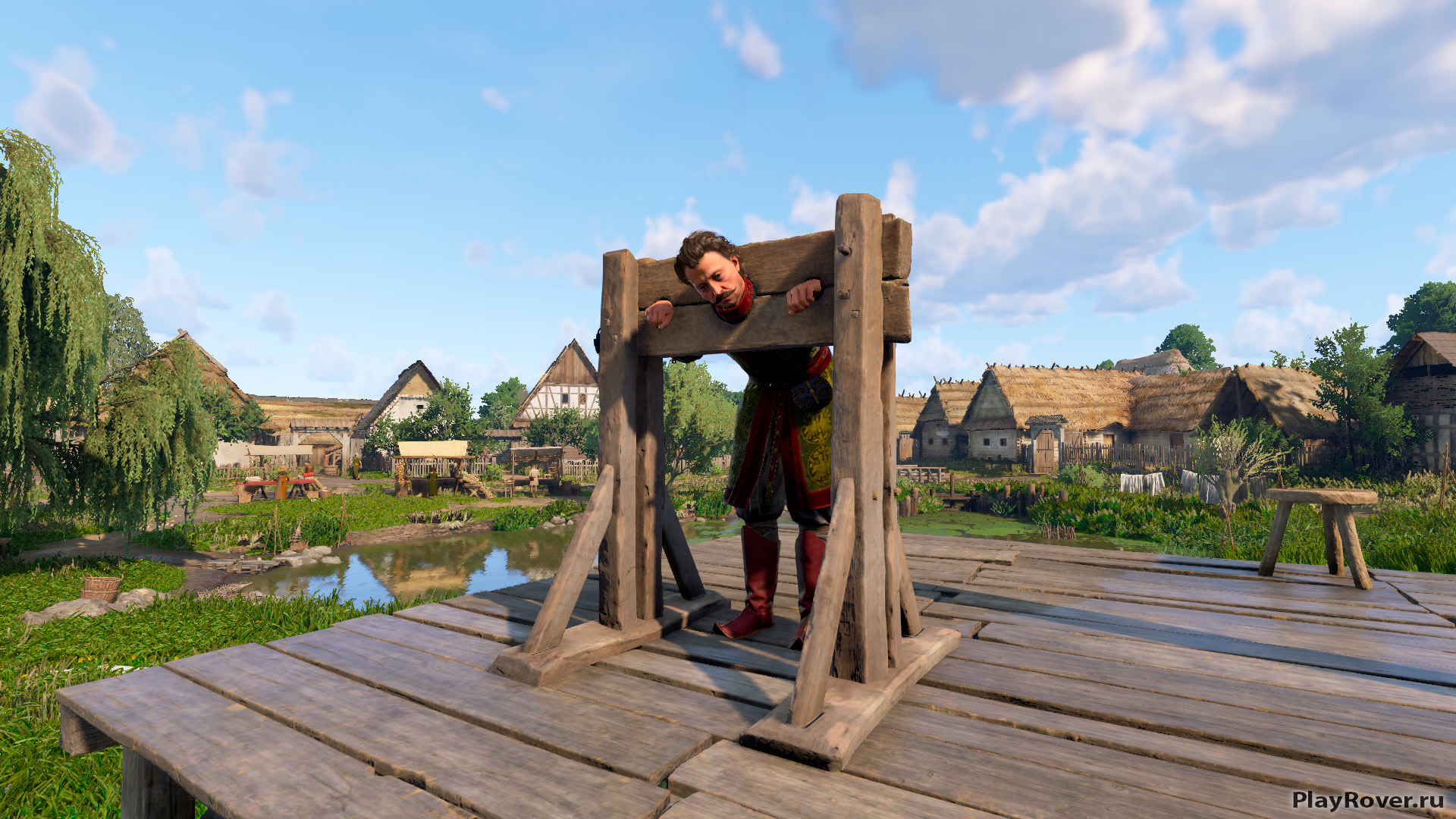 Чертова стая в Kingdom Come: Deliverance 2 - Вытащить Яноша из колодок